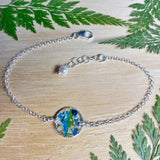 Peaceful Blue Garden Bracelet - BG56