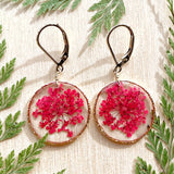 Queen Anne’s Lace Flower Earrings