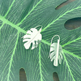 Monstera Leaf Earrings