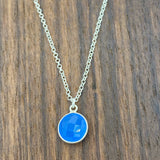 Blue Chalcedony Gemstone Necklace