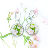 Pink Flower Garden Earrings - BG 33