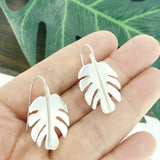 Monstera Leaf Earrings