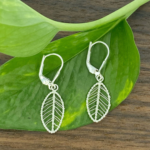 Leaf Wire Earrings