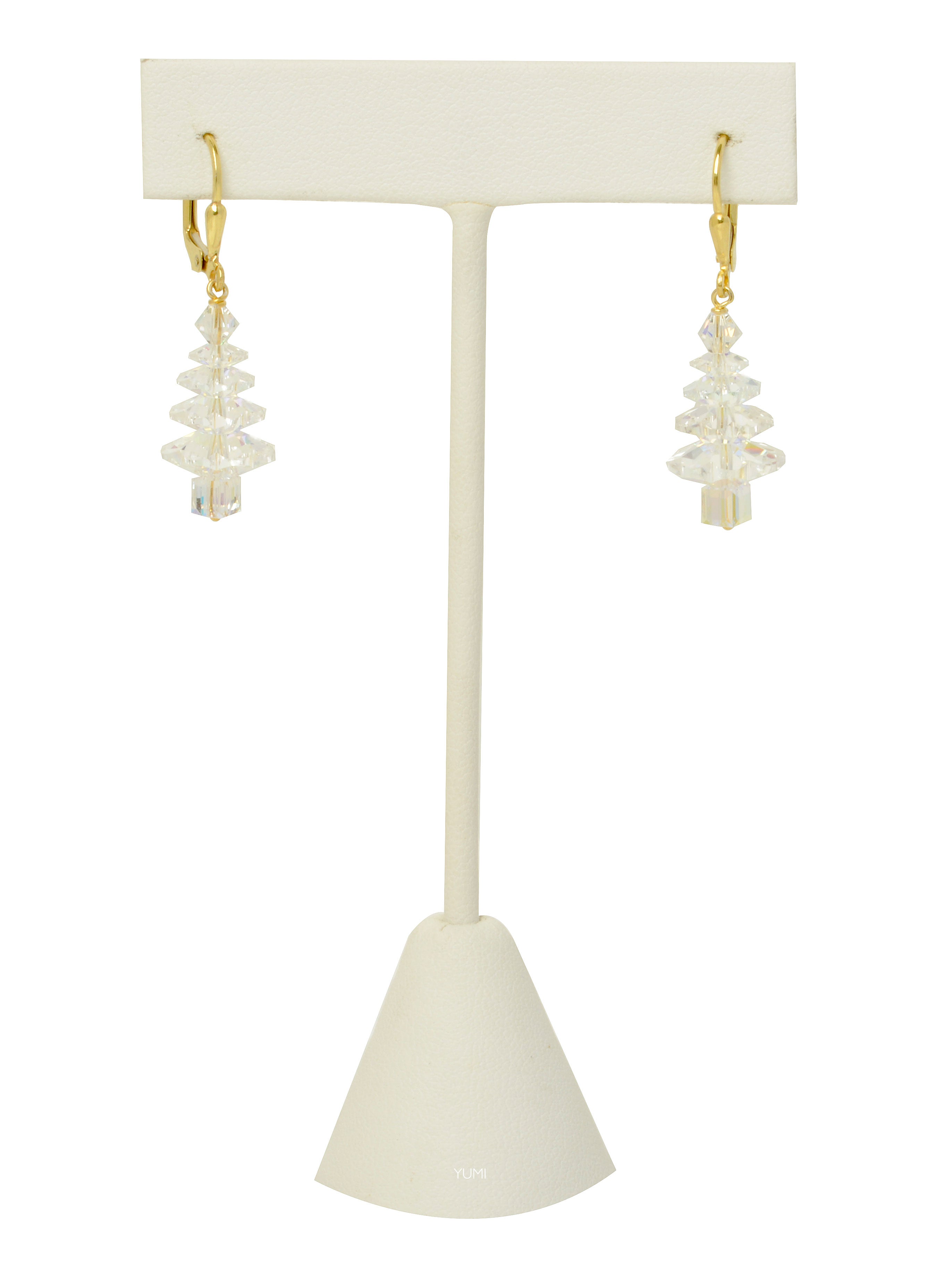 Crystal Tree Earrings - MEDIUM