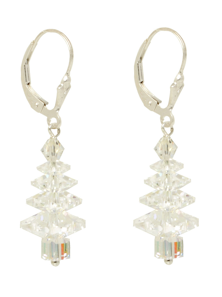 Crystal Tree Earrings - MEDIUM