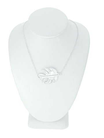 Monstera Leaf Necklace