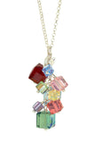 Colorful Crystal Charm Necklace