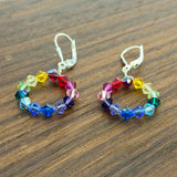 Chasing Rainbows Crystal Earrings