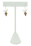 Rudolph Reindeer Crystal Earrings