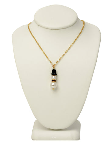 Happy Snowman Necklace