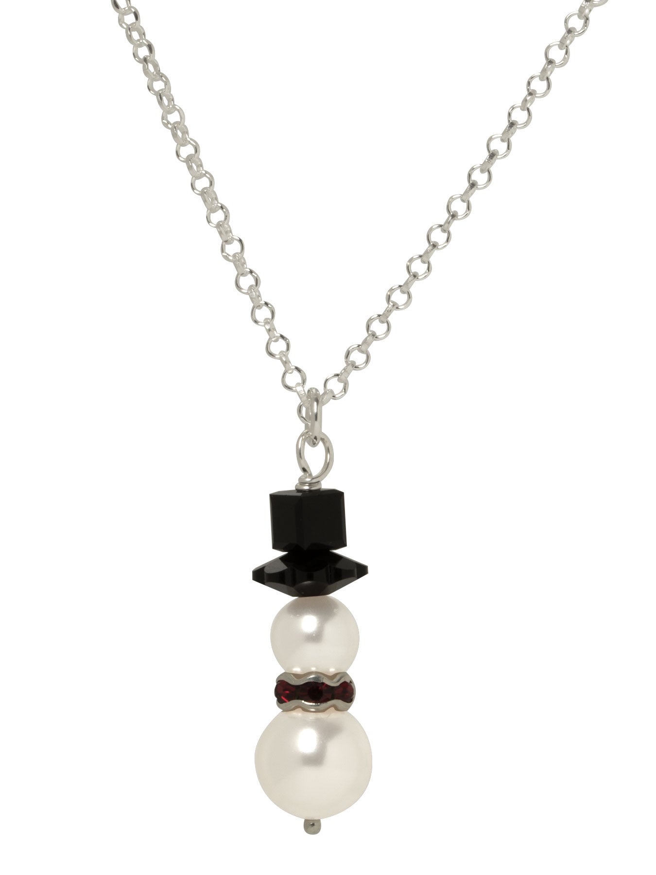 Happy Snowman Necklace