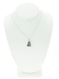 Colorful Crystal Loving Heart Necklace