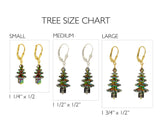 Evergreen Tree Earrings - MEDIUM