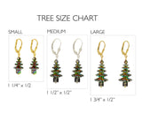 Evergreen Tree Earrings - LARGE